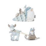 Melrose Gnome with Woodland Animals Figurine (Set of 2)