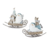 Melrose Gnome on Sled Figurine (Set of 2)