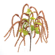 Green & Salmon Faux Astible Bush – 26.5