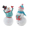 Melrose Whimsical Snowman Figurine (Set of 2)