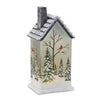 Melrose LED Lighted House with Pine Trees (Set of 2)