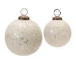 Melrose Frosted Glass Ball Ornament (Set of 4)