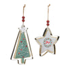 Melrose Tree and Star Cookie Cutter Ornament (Set of 12)