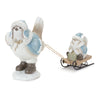 Melrose Winter Bird with Sled Figurine (Set of 2)