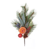 Melrose Pine with Fruit Spray (Set of 2)