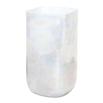 Melrose Irredescent Glass Candle Holder 9"H