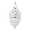 Melrose Frosted Glass Pinecone Ornament (Set of 4)