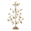Christmas Gold Leaf Tabletop Tree 36.5 Inch Height Iron Holiday Accent by Melrose