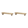 Natural Wood Tray Set – Mango Wood Brown