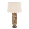 Vale Table Lamp – Warm Beige Ceramic With Hardback Shade – 28.375" H – Uttermost