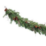 Melrose Pine Garland with Twig and Pinecones 5.5'L