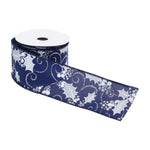 Christmas Craft Ribbon Set – Wired Polyester – 0.25 Inch Height – For Gift And Decor Use – By Melrose