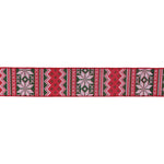 Melrose Nordic Snowflake Pattern Ribbon (Set of 2) 2.5" x 10 Yds.