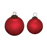 Melrose Frosted Glass Ball Ornament (Set of 12)