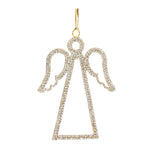 Melrose Jeweled Angel Outline Ornament (Set of 12)