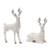 Melrose Plush Holiday Deer Decor (Set of 2)