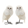 Melrose Winter Owl Decor (Set of 2)