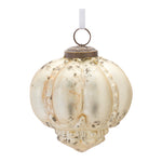 Melrose Distressed Gold Glass Ornament (Set of 6)