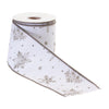 Wired Cotton Ribbon 4" x 10 yds. (Set of 2)