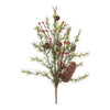 Melrose Pine w/Berry & Cone Spray (Set of 6)