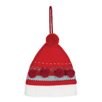 Melrose Plush Stocking Hat Ornament (Set of 24)