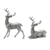 Melrose Silver Deer Statue (Set of 2)