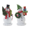 Melrose Snowman Couple Figurine (Set of 2)