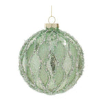 Melrose Beaded Mercury Glass Ball Ornament  (Set of 6)