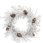 Winter Frosted Twig Holiday Wreath by Melrose