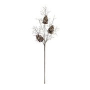 Iced Pinecone Twig Branch 