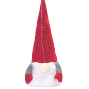 Whimsical Plush Gnome Holiday Tree Top Accent