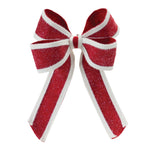 Melrose Glittered Holiday Bow (Set of 2)