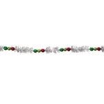 Melrose Beaded Tinsel Garland (Set of 6)