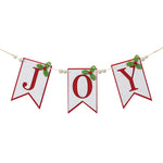 Melrose Joy Holiday Banner Garland 21"L