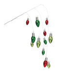 Melrose Hanging Holiday Light Spray (Set of 2)