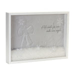 Melrose Snow Angel Shadow Box 15.75"L