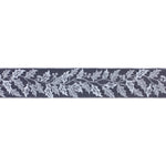 Wired Polyester Ribbon Christmas Decor – Set of 2, 2.5" x 10 Yds., Blue and White – By Melrose