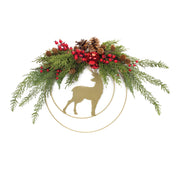 Melrose Deer and Pine Half Wreath 18