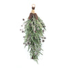 Melrose Frosted Pine Cone Twig Swag 31"H