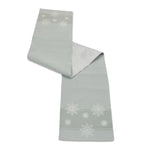 Embroidered Snowflake Runner – 0.25"H – Elegant Holiday Table Accent By Melrose