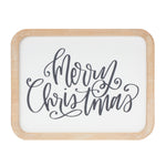black white christmas signs