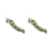 Melrose Mixed Pine Berry Garland (Set of 2)