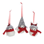 Melrose Winter Bird Ornament (Set of 12)