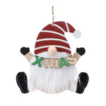 Melrose Wood Gnome Ornament (Set of 12)