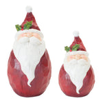 Melrose Round Santa Figurine (Set of 2)