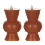 Melrose Simplux Designer LED Candle with remote (Set of 2)