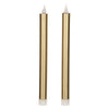 Melrose Simplux Designer LED Taper Candle with remote (Set of 2)