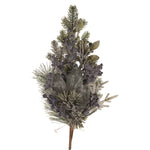 Melrose Frosted Blueberry Pine Spray (Set of 2)