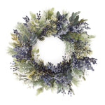 Melrose Frosted Blueberry Pine Wreath 24"D