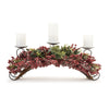 Pine Berry Holiday Arrangement Centerpiece 11 Inch Height With Foam Greenery By Melrose
